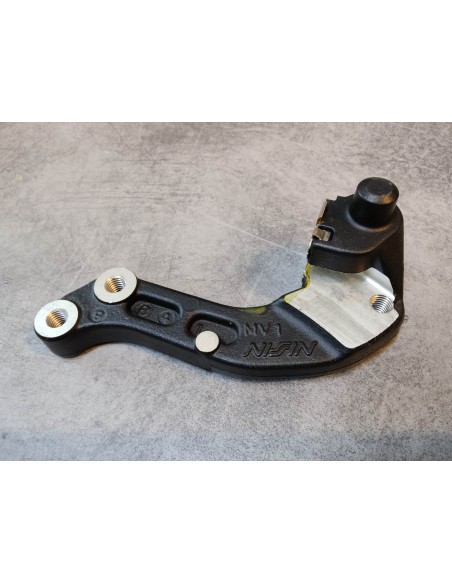Support étrier frein avant gauche XRV750 AFRICA TWIN 90-92 HONDA 45110-MV1-006