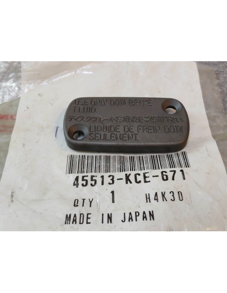 Couvercle maitre cylindre frein av CR125 CR250 CR80 CR500... HONDA 45513-KCE-671