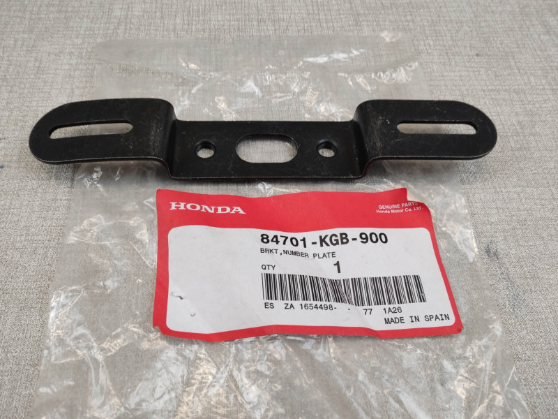 Support plaque immatriculation Honda VT125C Shadow 84701-KGB-900