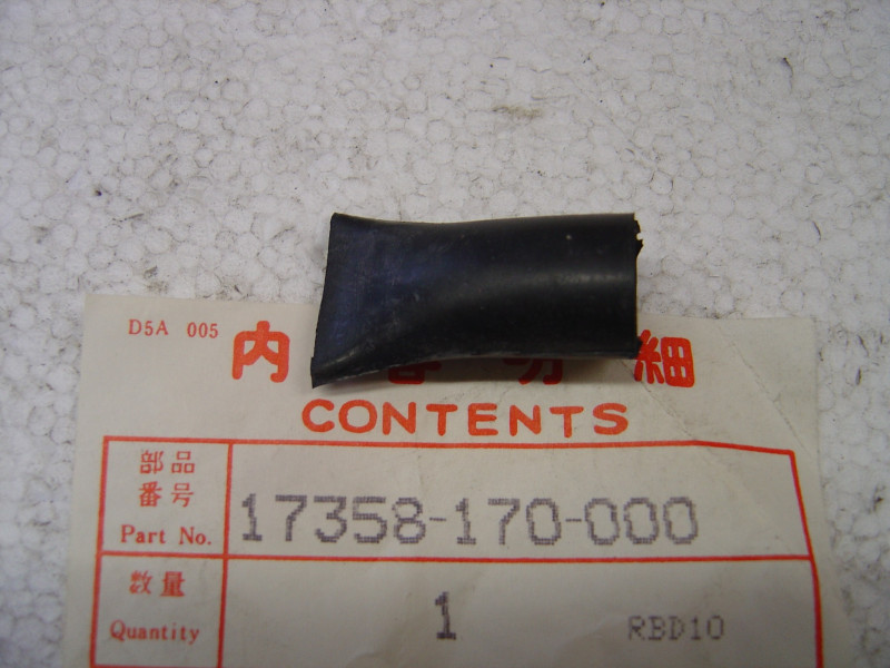 Bouchon Caoutchouc Honda MTX50RSF XL500R NX125 - Réf. 17358170000