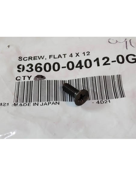 Visserie tete fraisee noire 4×12 HONDA 93600-040120G