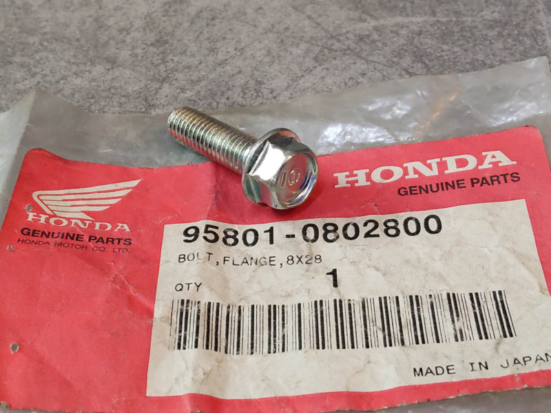 Vis à tête hexagonale épaulée 8x28 mm HONDA 95801-0802800