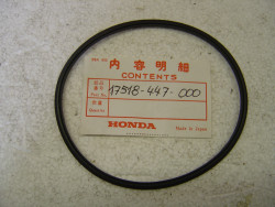 Joint caoutchouc trappe Honda CM400T - Réf. 17518447000
