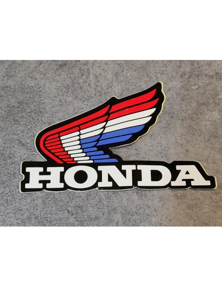 Décor autocollant sur flasque cote gauche de MTX50A HONDA 87127-GF9-620