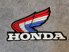Décor autocollant sur flasque cote gauche de MTX50A HONDA 87127-GF9-620