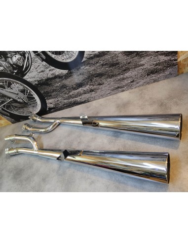 Paire de silencieux adaptables SITO CB750 FOUR KZ HONDA 18300-CB750FOURKZA