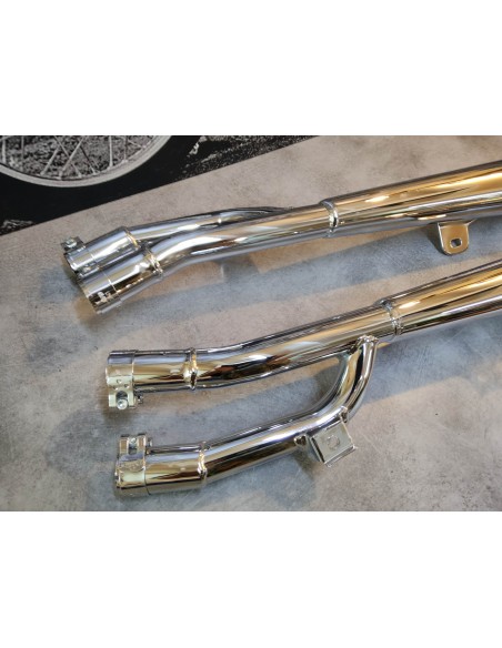 Paire de silencieux adaptables SITO CB750 FOUR KZ HONDA 18300-CB750FOURKZA