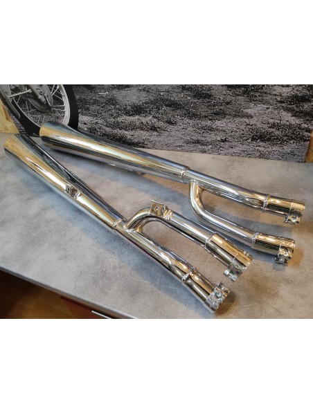 Paire de silencieux adaptables SITO CB750 FOUR KZ HONDA 18300-CB750FOURKZA