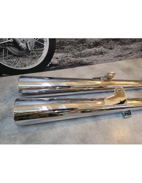 Paire de silencieux adaptables SITO CB750 FOUR KZ HONDA 18300-CB750FOURKZA
