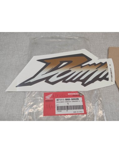 Sticker de réservoir coté droit type 2 NX500 98 NX650 98 HONDA 87111-MAN-G00ZB
