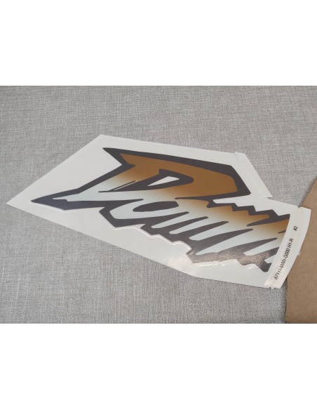 Sticker de réservoir coté droit type 2 NX500 98 NX650 98 HONDA 87111-MAN-G00ZB