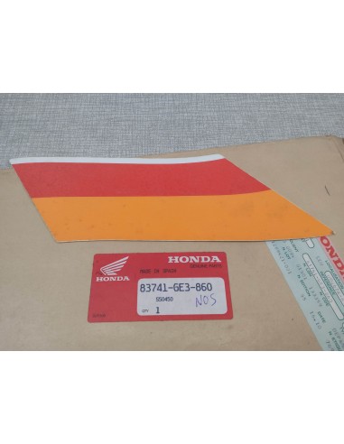 Sticker latéral gauche NOS MBX80 HONDA 83741-GE3-860 NOS