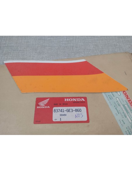 Sticker latéral gauche NOS MBX80 HONDA 83741-GE3-860 NOS