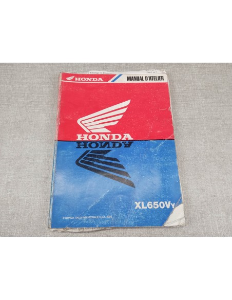 MANUEL d'atelier TRANSALP XL650V Y année 2000 ORIGINE HONDA 63-MCB-A60 63MCBA60
