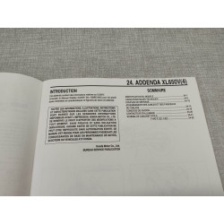 ADDITIF MANUEL d'atelier TRANSALP XL650V4 2004 ORIGINE HONDA 63-MCB-00Z