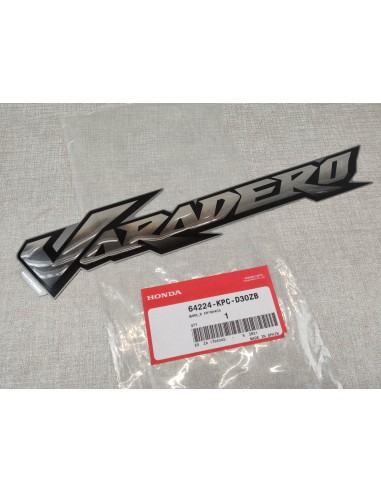 Décor autocollant avant latéral droit XL125V VARADERO HONDA 64224-KPC-D30Z