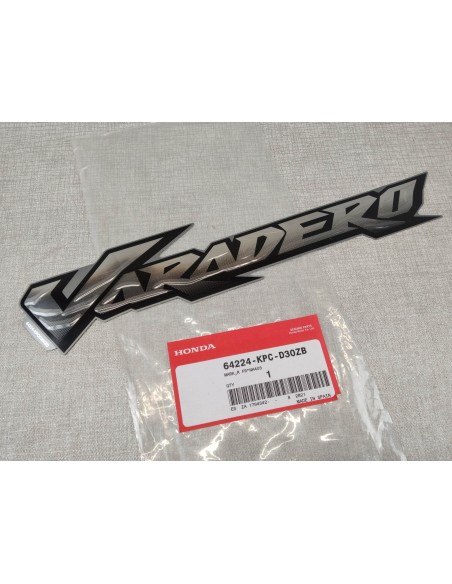 Décor autocollant avant latéral droit XL125V VARADERO HONDA 64224-KPC-D30Z