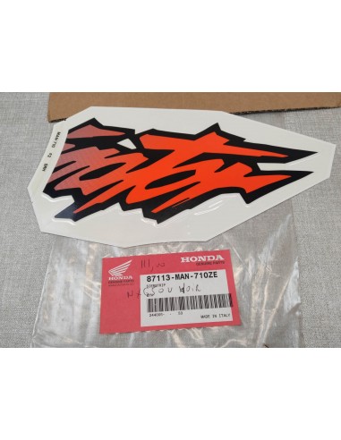 Décor autocollant latéral droit type 2 NX650 DOMINATOR 96 HONDA 87113-MAN-710ZE