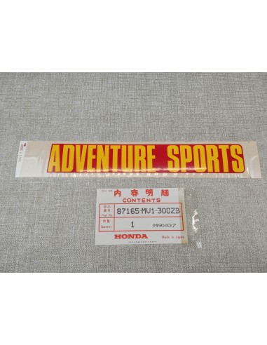 Décor autocollant couvercle boite d'outils XRV750L 1990 HONDA 87165-MV1-300ZB
