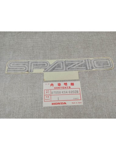 Sticker coffre arrière SPAZIO CN250 88/91 HONDA 87558-KS4-620ZB