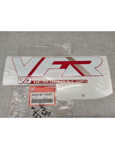 Sticker laréral droit type 2 VFR750F INTERCEPTOR 88/89 HONDA 64440-ML7-920ZB