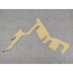 Décor autocollant B auvent gauche CRM125 RV 97 HONDA 87144-KAK-W00ZB