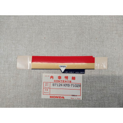 Sticker Rayure Or Rouge NS400R Honda 87124-KM9-710ZA