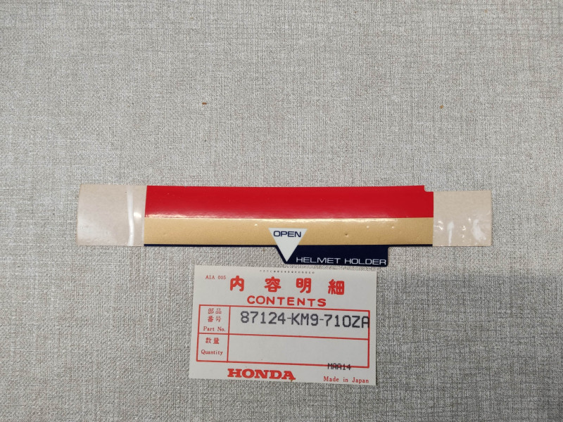 Sticker Rayure Or Rouge NS400R Honda 87124-KM9-710ZA