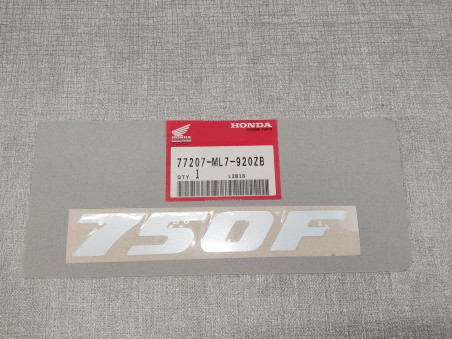 Sticker Auvent Arrière Gauche Honda VFR750F 88/89 - 77207-ML7-920ZB