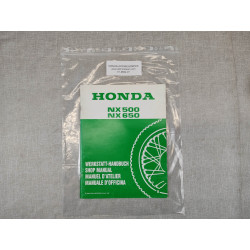 ADDITIF manuel d'atelier NX500 650 DOMINATOR 1995 HONDA 67MAN0T 67-MAN-0T