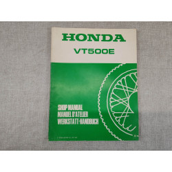 MANUEL D'ATELIER VT 500E ORIGINE HONDA 1983 67-MF5-00Z 67MF500Z