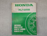 Manuel Atelier Honda XL 125S 1978 - Référence 66-437-00