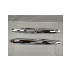 Silencieux Adaptable Honda CB450 K1 K2 - Paire | Réf. 01800292007