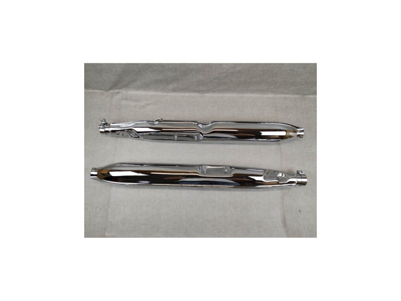 Silencieux Adaptable Honda CB450 K1 K2 - Paire | Réf. 01800292007