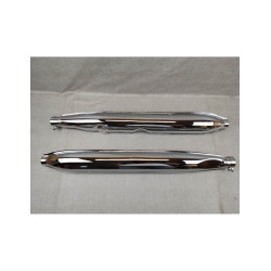 Silencieux Adaptable Honda CB450 K1 K2 - Paire | Réf. 01800292007