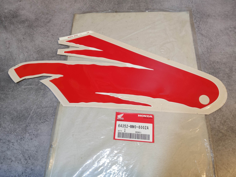 Sticker rayure B coté gauche (type 1) CBR 900 RR 1992 HONDA 64532-MW0-600ZA