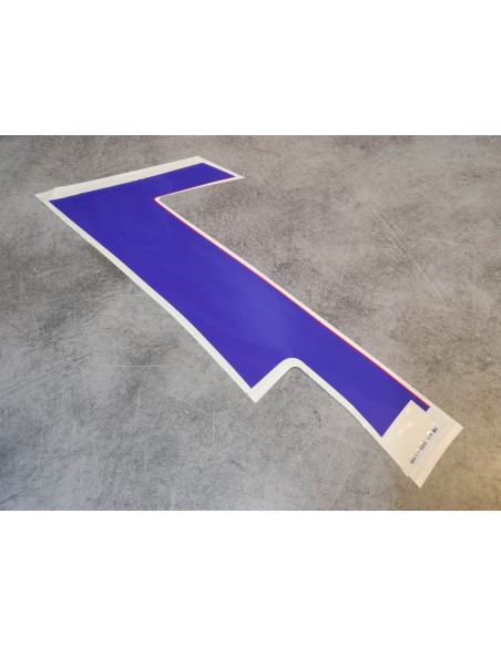 Sticker rayure gauche (type 2) XRV 750 AFRICA TWIN 90/91 HONDA 87139-MV1-300ZB