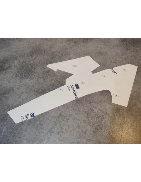 Sticker rayure coté gauche (type 2) NSR 125R 2001 HONDA 83648-KBS-D00ZB