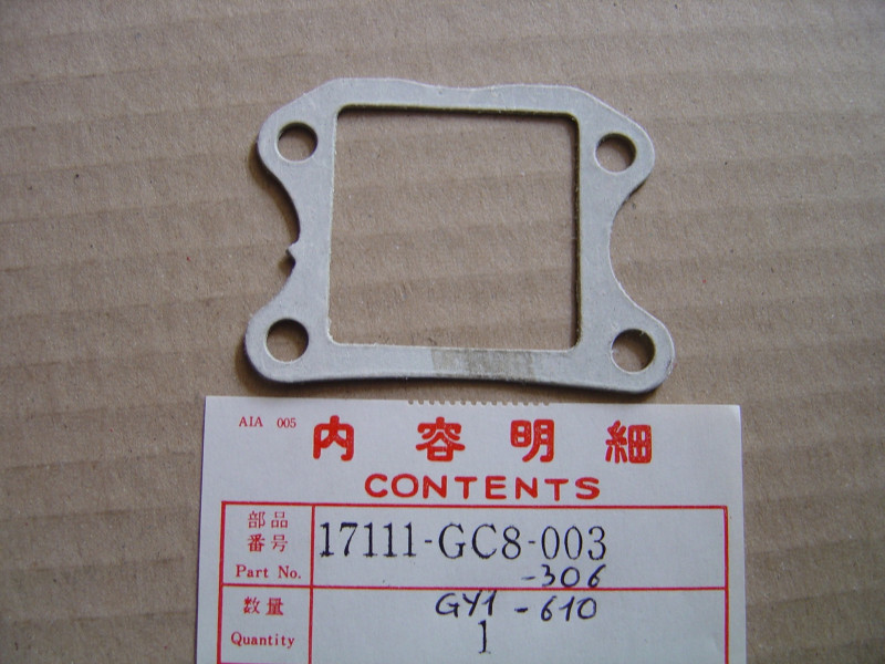 Joint papier pipe admission Honda SA75 SH75 NH50 NH80 - 17111GC8003