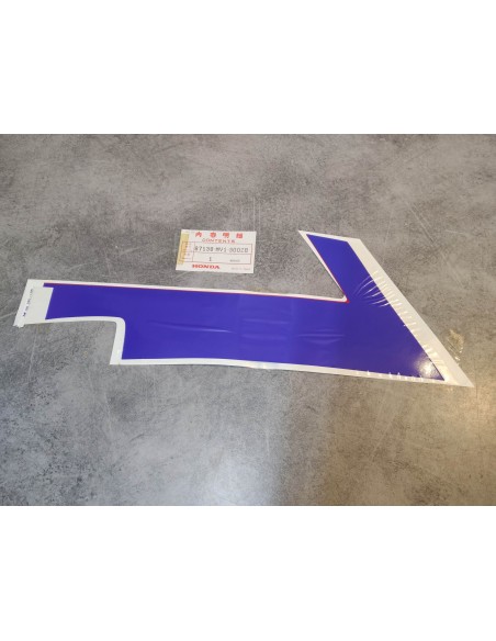 Sticker carénage latéral gauche (type 2) XRV 750L 1990 HONDA 87138-MV1-300ZB