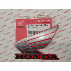 Sticker de réservoir coté gauche type 1 FX650 VIGOR 1999 HONDA 87112-MAK-E20ZA