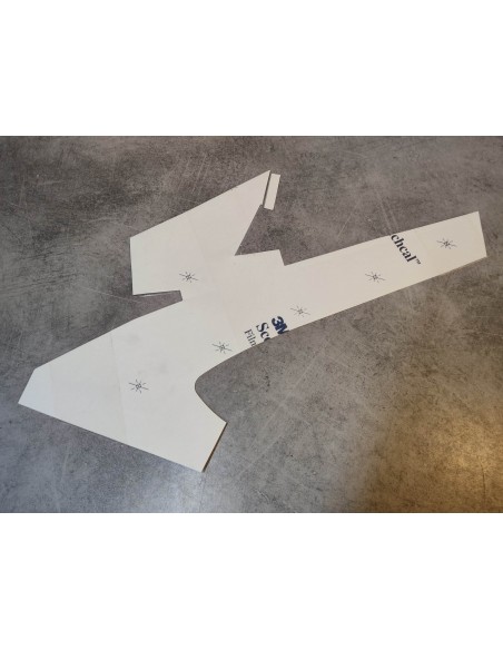 Sticker rayure reservoir coté droit (type-2) NSR 125R 2001 HONDA 83548-KBS-D00ZB