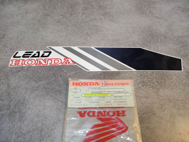 Décor autocollant (D) type1 de NH80MD 86-89 MS86 HONDA 87127-GC8-690ZA