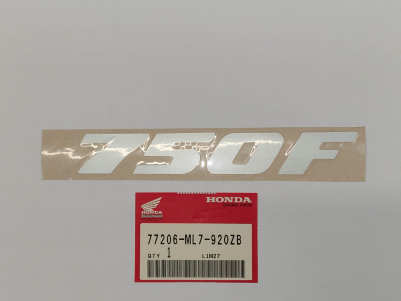 Sticker 750F type 2 Honda VFR750F Interceptor 88 - Auvent arrière droit