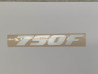 Sticker 750F type 2 Honda VFR750F Interceptor 88 - Auvent arrière droit