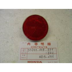 Catadioptre Bavette Arrière Honda NX125 XLS125 CBS125 - Réf. 33741148871