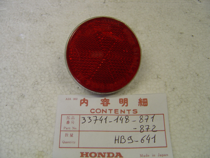 Catadioptre Bavette Arrière Honda NX125 XLS125 CBS125 - Réf. 33741148871