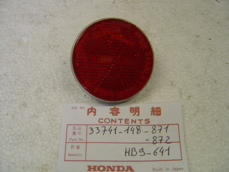 Catadioptre Bavette Arrière Honda NX125 XLS125 CBS125 - Réf. 33741148871