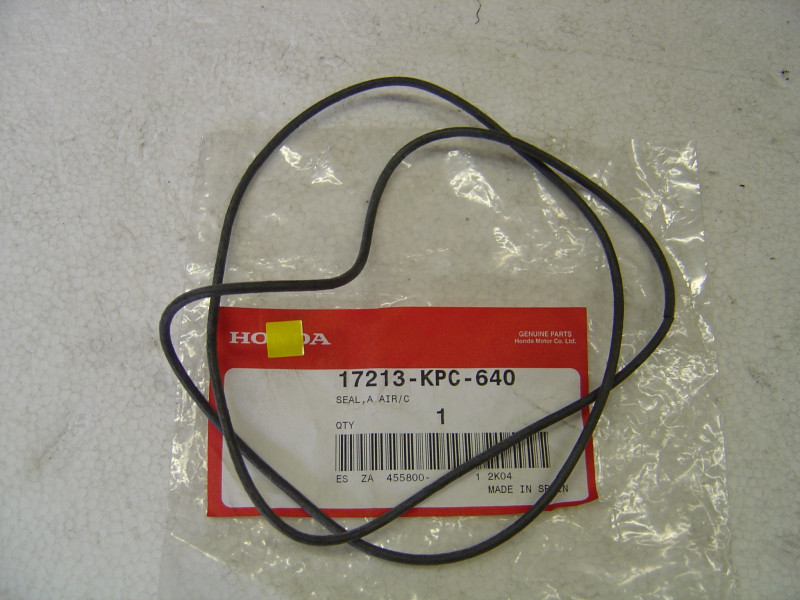 Joint caoutchouc boîte à air Honda XL125V - 17213KPC640