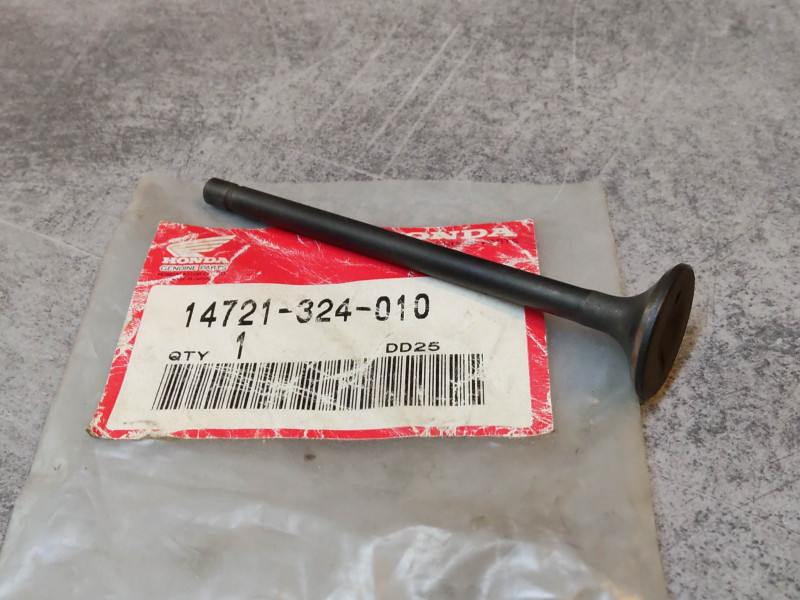 Soupape echappement SL125 CB125S TL125 HONDA 14721-324-010